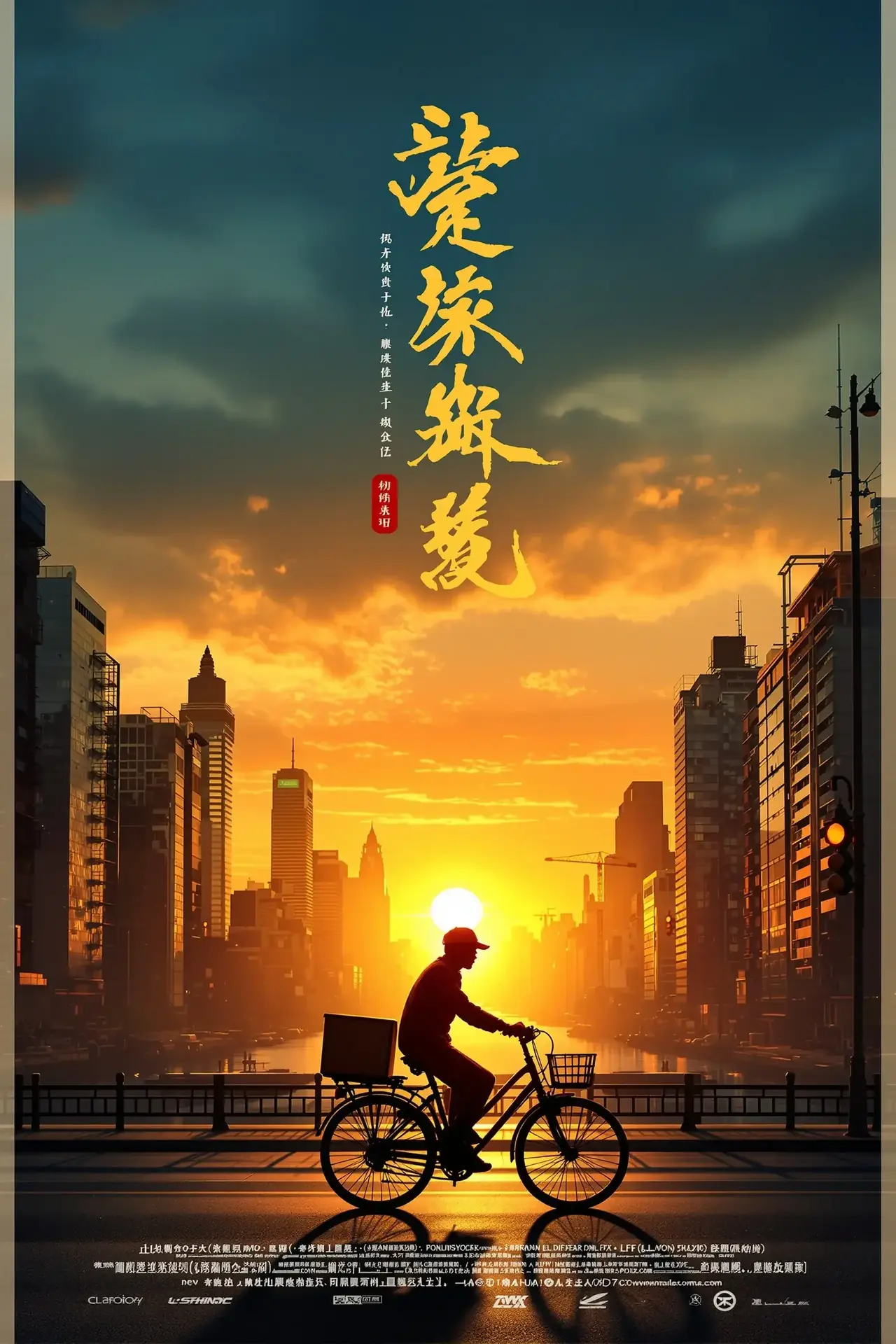 川流不息海报